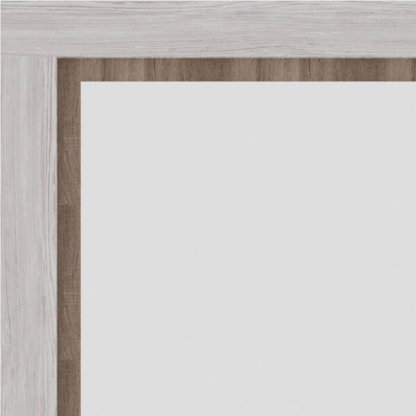 ESPEJO MOD. APOLO 90*75 BLANCO ARTIC/TRUFA - Imagen 2