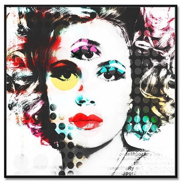 CUADRO 3 PIEZAS 60*60 MUJERES POP ART - Imagen 3
