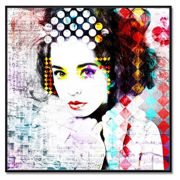 CUADRO 3 PIEZAS 60*60 MUJERES POP ART - Imagen 4
