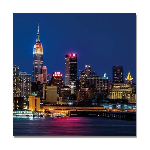 CUADRO 3 PIEZAS 60*60 NOCHE EN MANHATTAN - Imagen 4