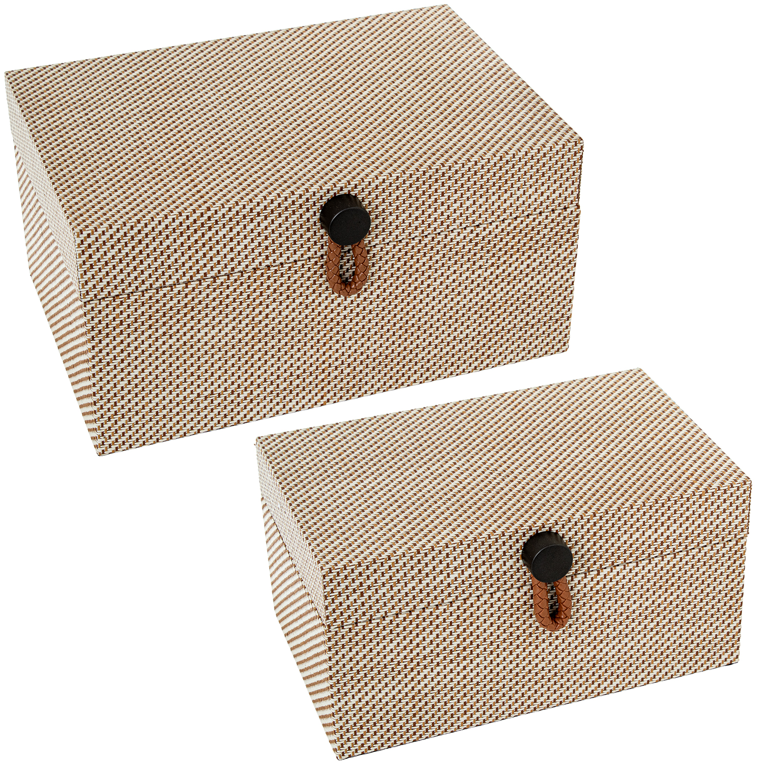 SET 2 JOYEROS RATÁN BEIGE/CAFÉDM
