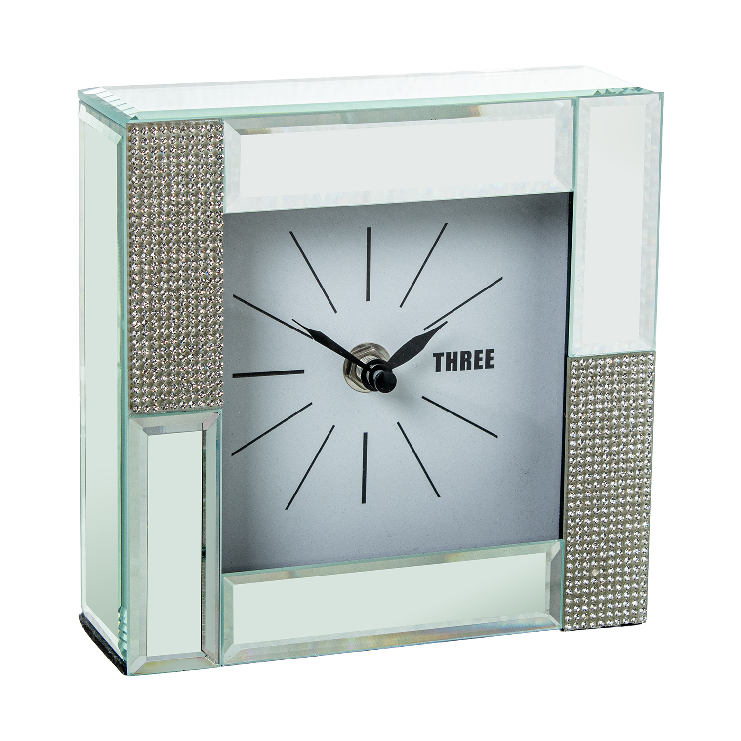 RELOJ CRISTAL ESPEJO