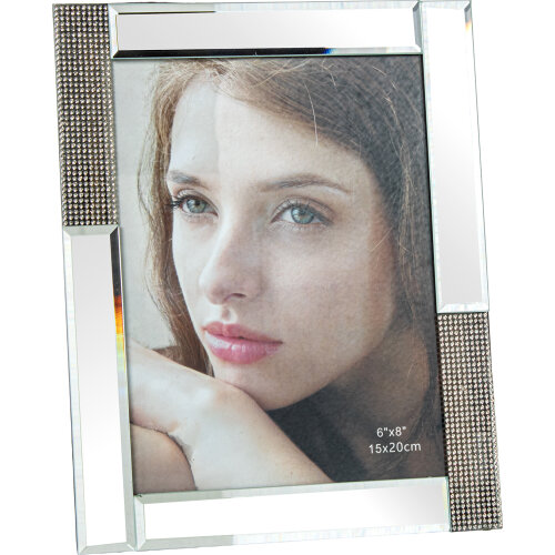 PORTAFOTOS CRISTAL 15X20CM ESPEJO