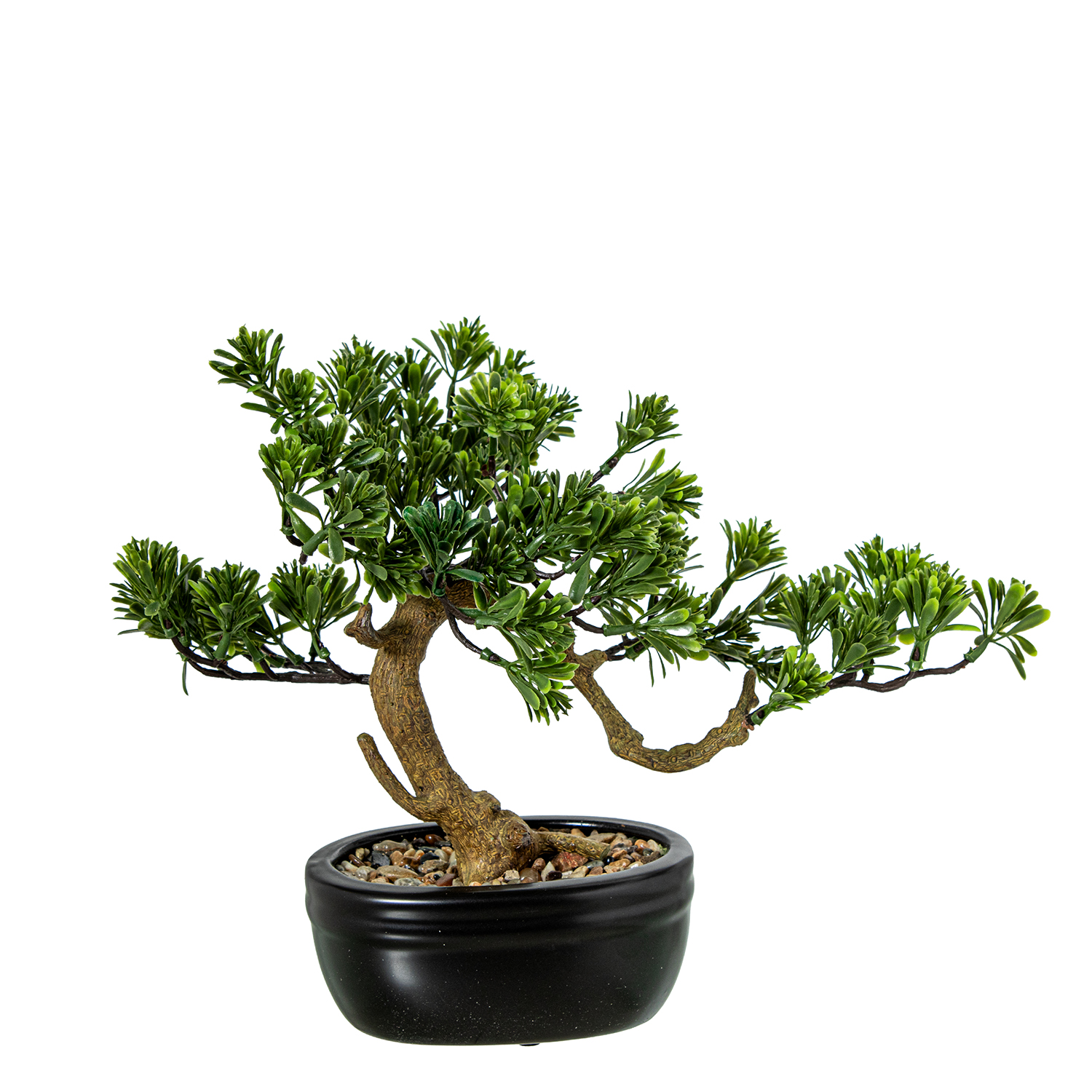 BONSAI ARTIFICIAL PINO 28CM PE 39CM EN MACETA PE+PVC