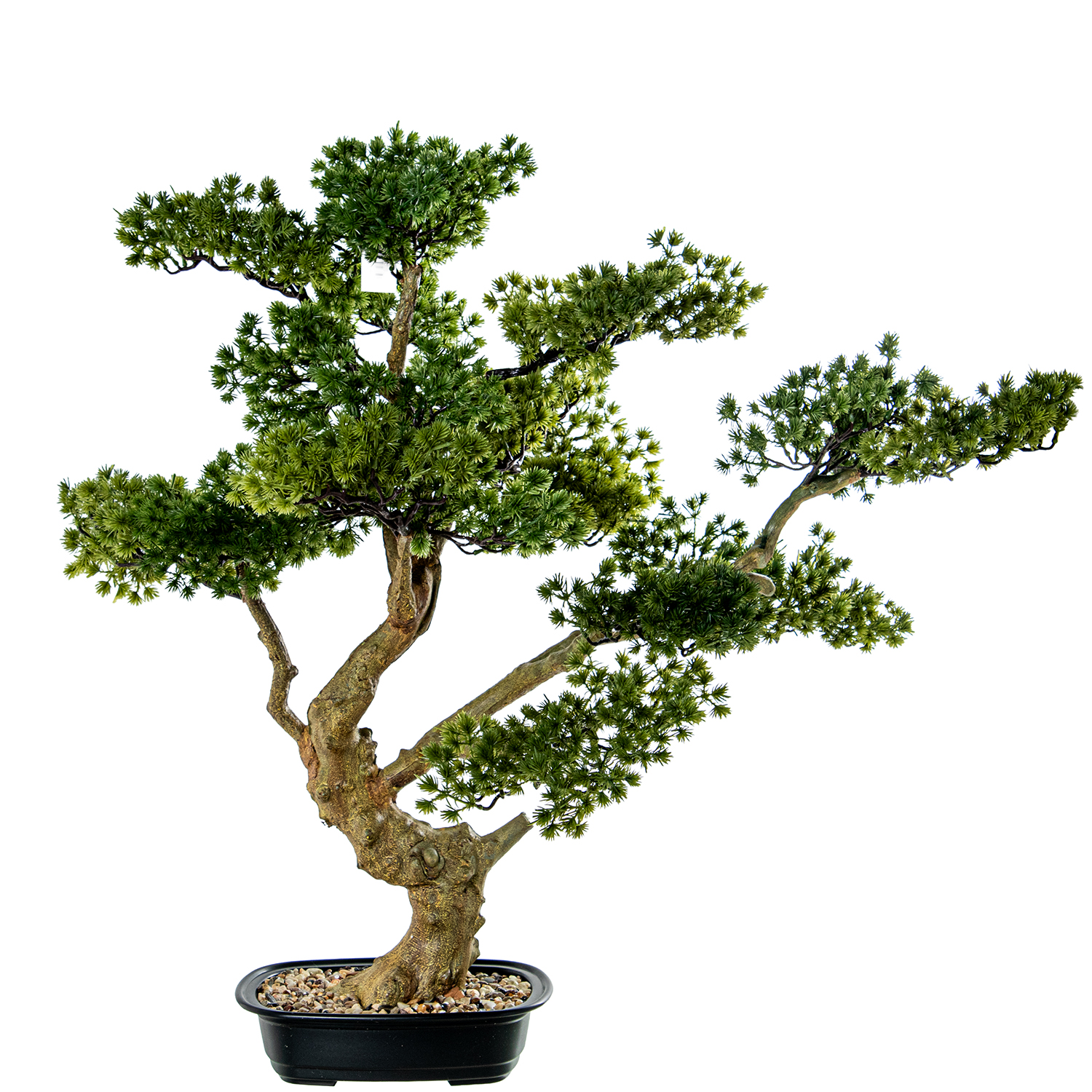BONSAI ARTIFICIAL PINO 81CM PE+PVC C/MACETA CERÁMICA