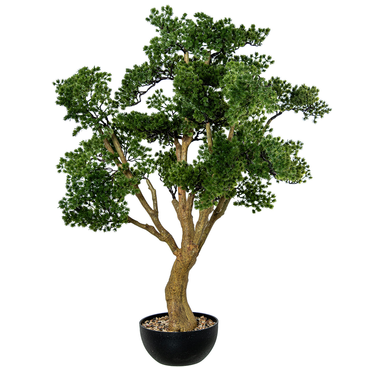 BONSAI ARTIFICIAL PINO 112CM P+PVC C/MACETA CERÁMICA