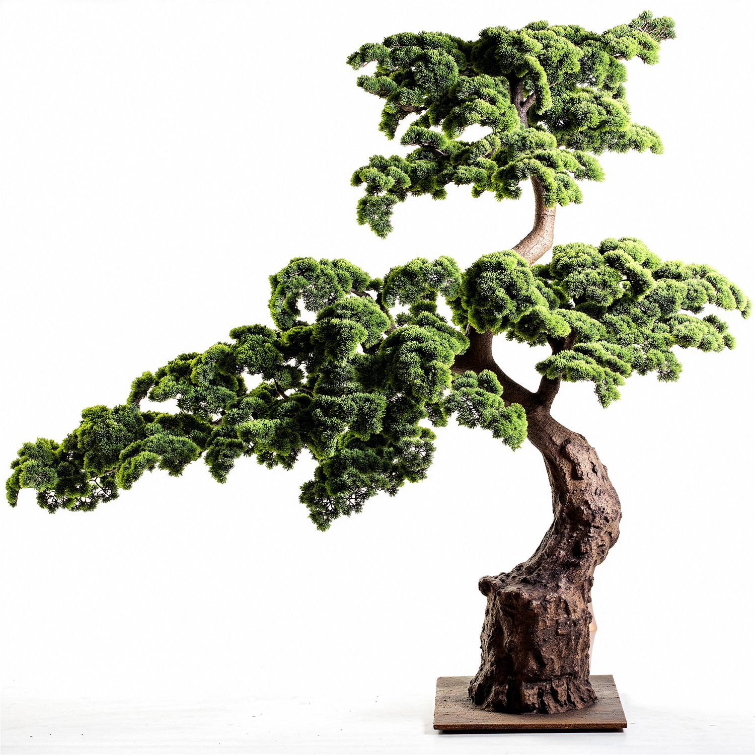 BONSAI ARTIFICIAL PINO 220CM 9CM PE+PVC C/MACETA CERÁMICA
