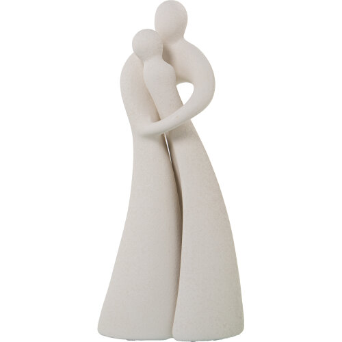 FIGURA PAREJA CERÁMICA BEIGE ABEIGE ARENA