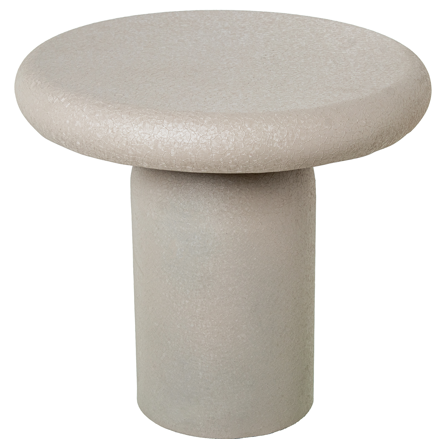 MESA AUXILIAR METAL BEIGE MATE