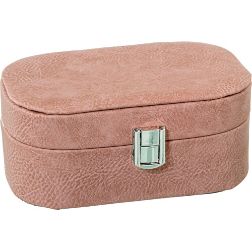 JOYERO POLIPIEL ROSA C/CIERREIERRE