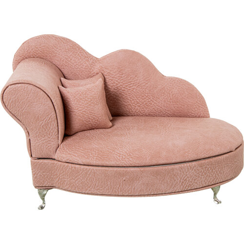 JOYERO POLIPIEL C/ESPEJO ROSA SILLON