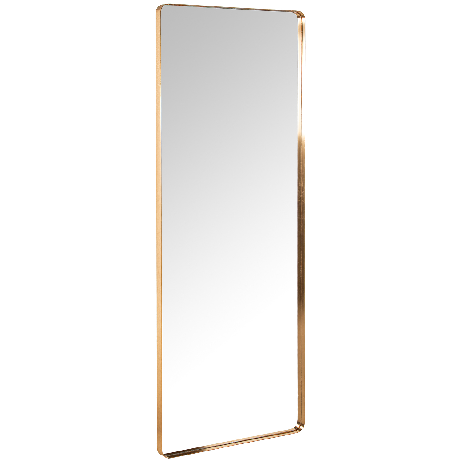 ESPEJO RECTANGULAR METAL DORADRADO
