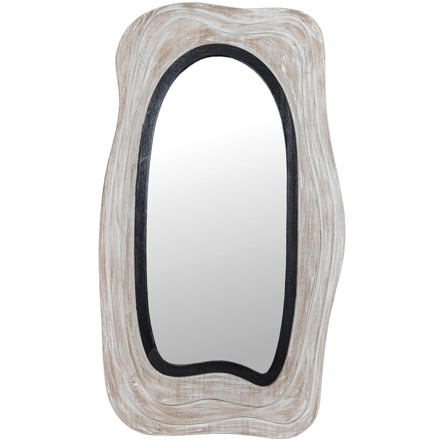 ESPEJO PARED 56X99CM MADERA