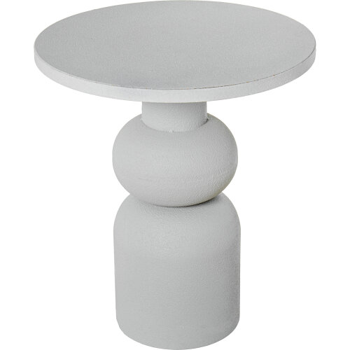 MESA AUXILIAR METAL BLANCA +72 MAX.40W, INTERRUPTOR DE PIE