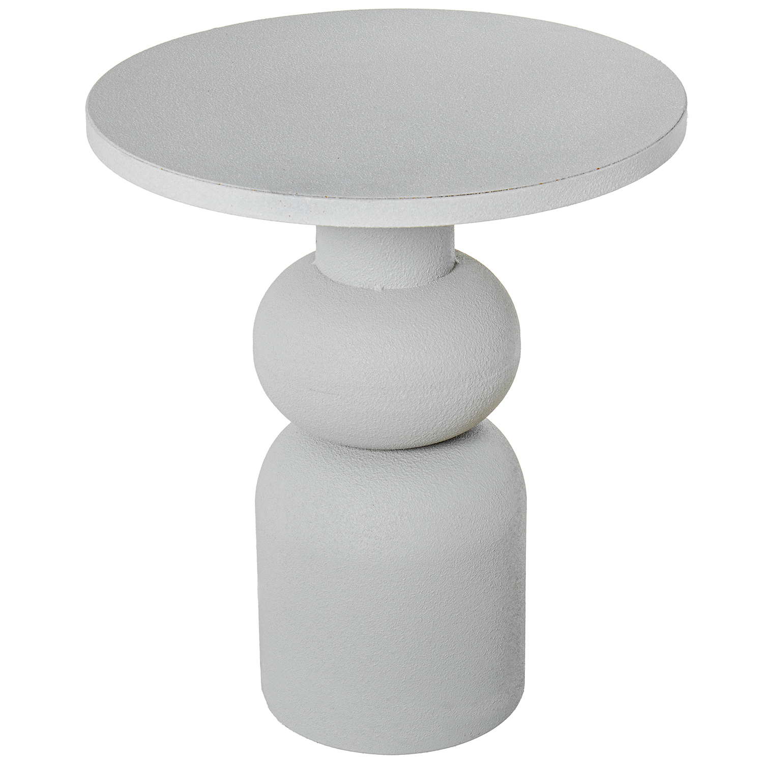 MESA AUXILIAR METAL BLANCA +72 MAX.40W, INTERRUPTOR DE PIE