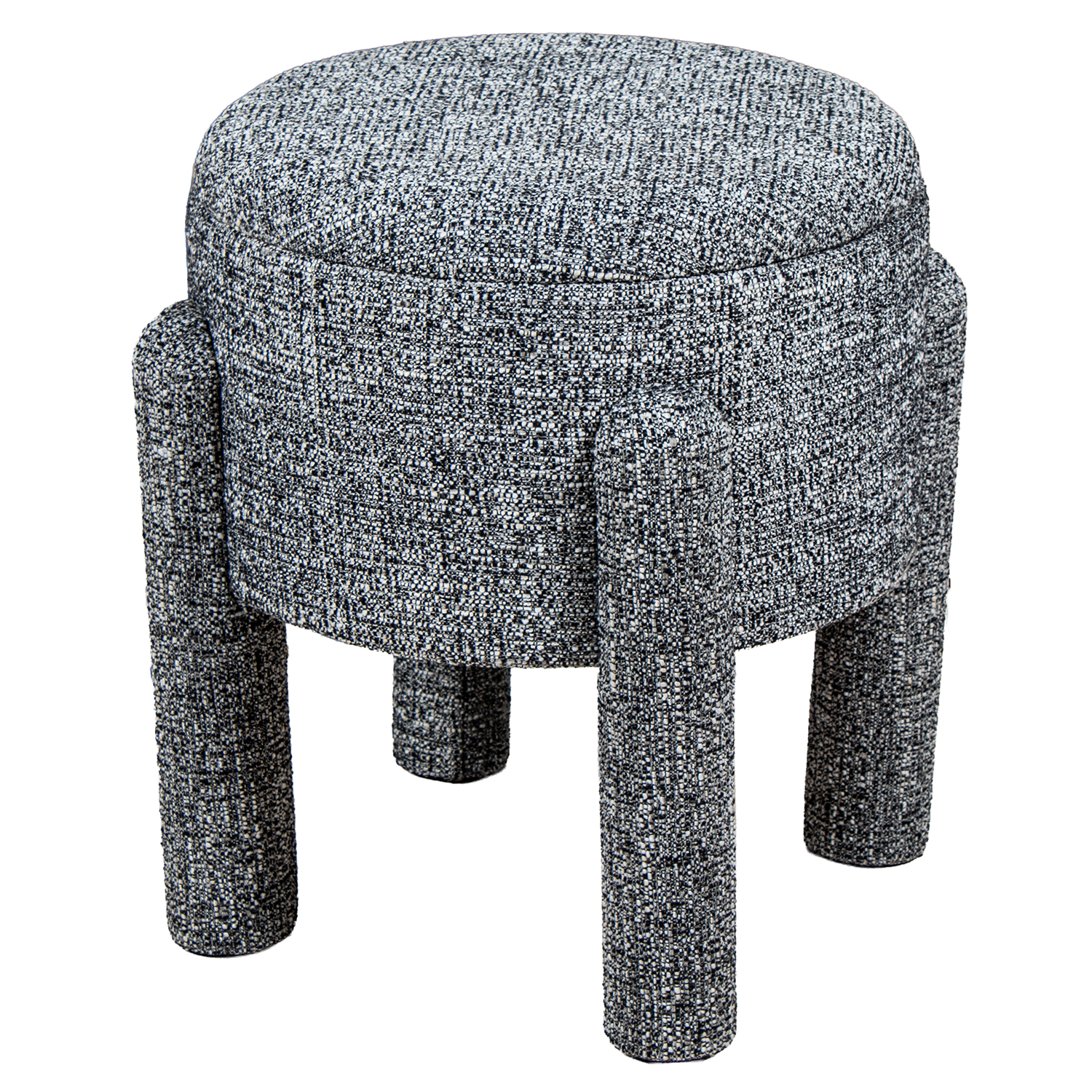 PUF POLIESTER GRIS MADERA