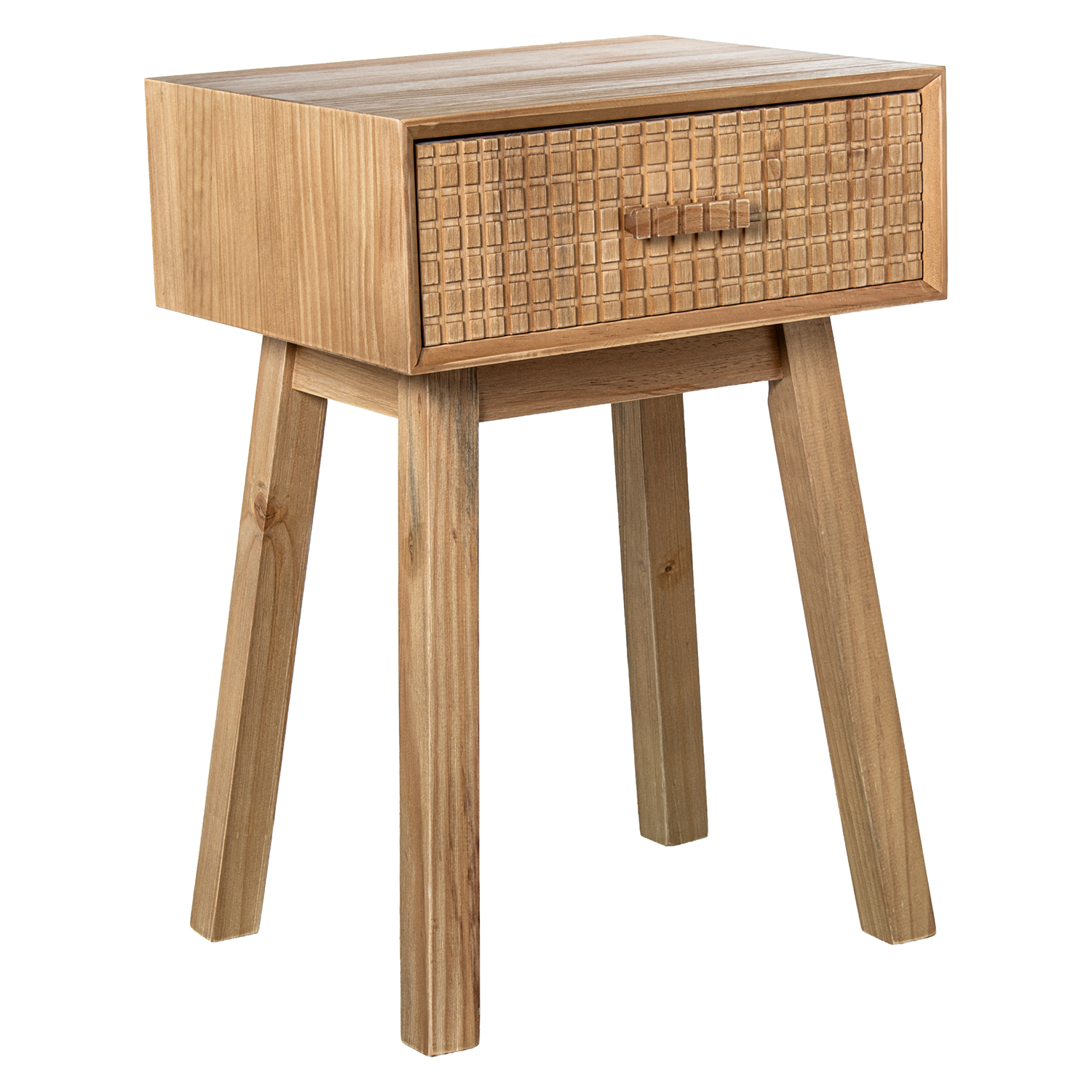 MESA DE NOCHE MADERA NATURAL 22 CAJONES PINO DE NUEVA ZELAND