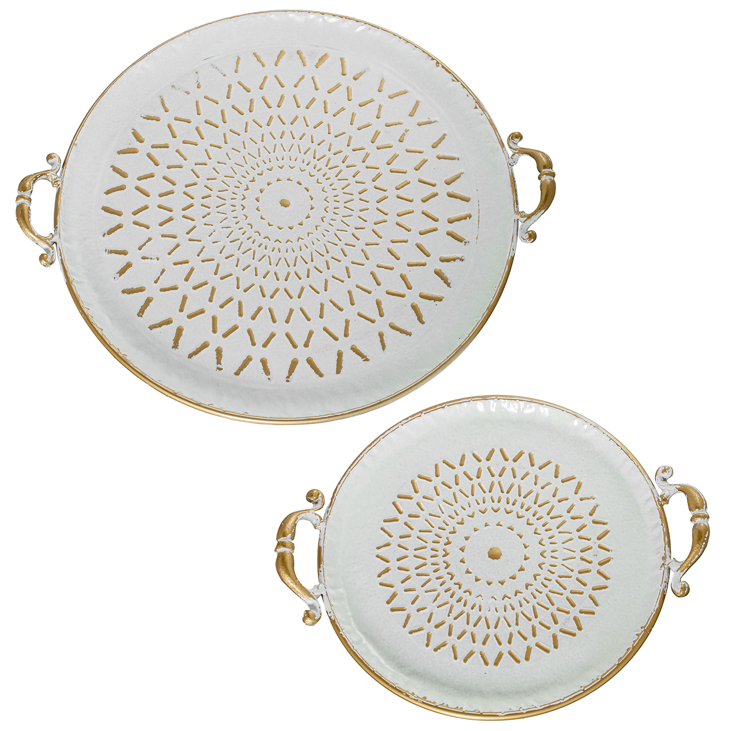 SET 2 BANDEJAS DECORATIVAS METLANCO