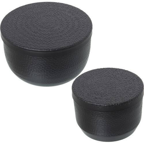 SET 2 CAJAS ALUMINIO TALLADO NRO