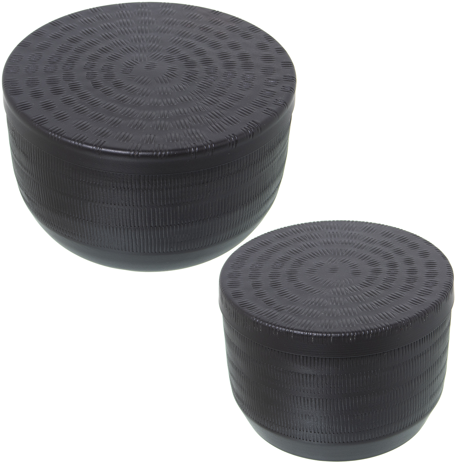 SET 2 CAJAS ALUMINIO TALLADO NRO
