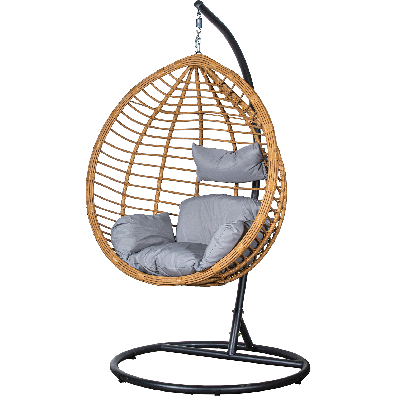 SILLÓN COLGANTE RATÁN ARTIF/MEINIO/ TEXTILENO BLANCO +91984