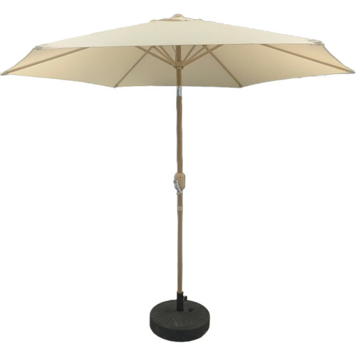 PARASOL ACERO/POLIÉSTER, INCLIECOS, INCLINABLE, BASE NO INCL