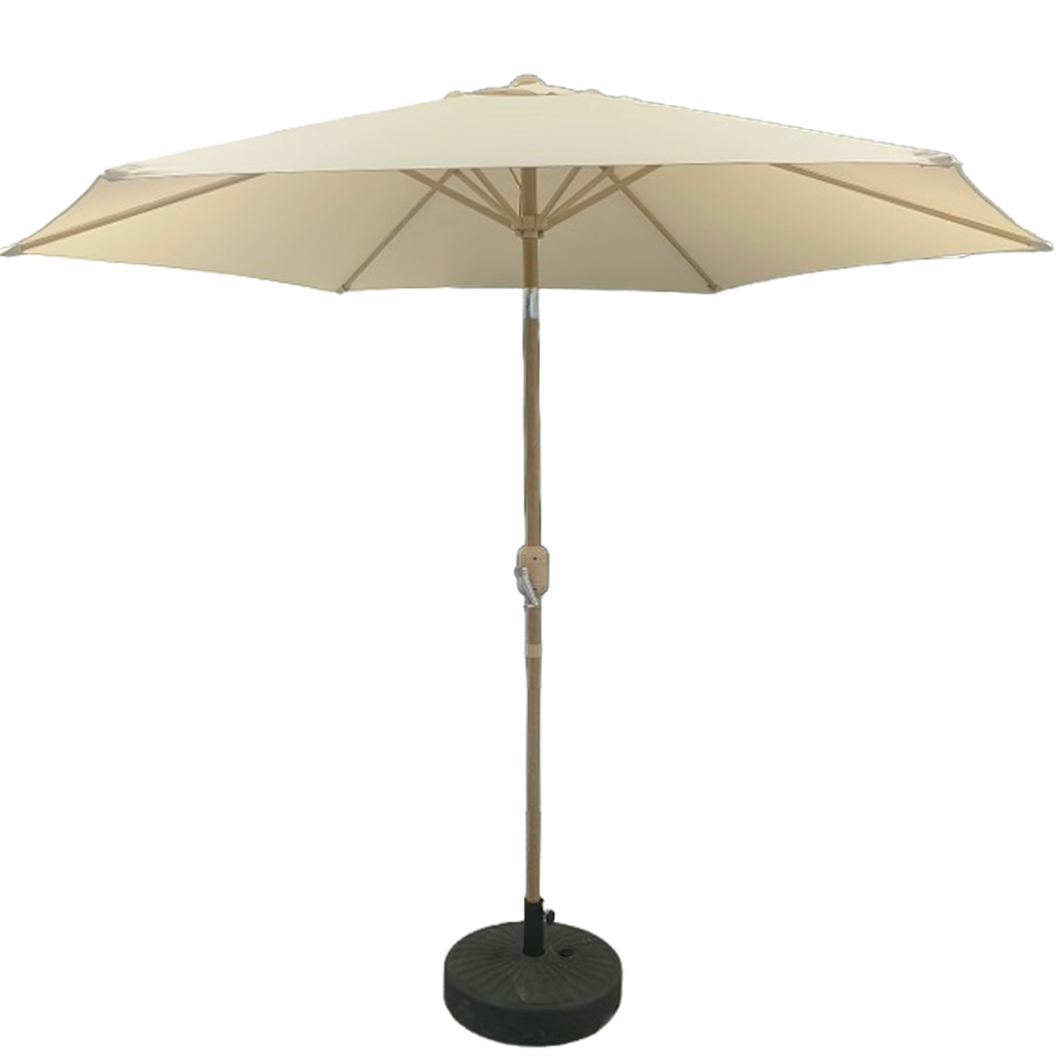 PARASOL ACERO/POLIÉSTER, INCLIECOS, INCLINABLE, BASE NO INCL