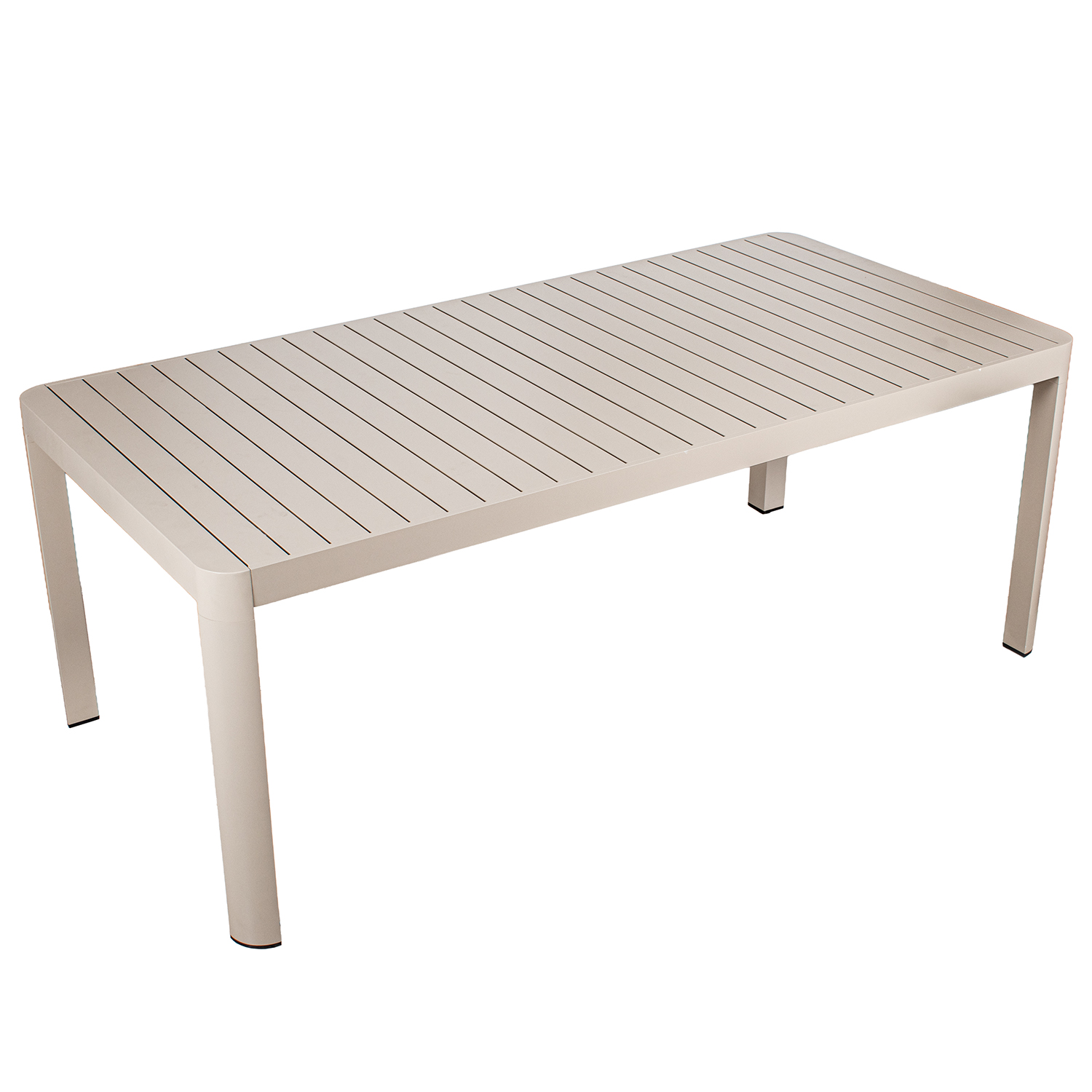 MESA EXTENSIBLE ALUMINIO CREMA