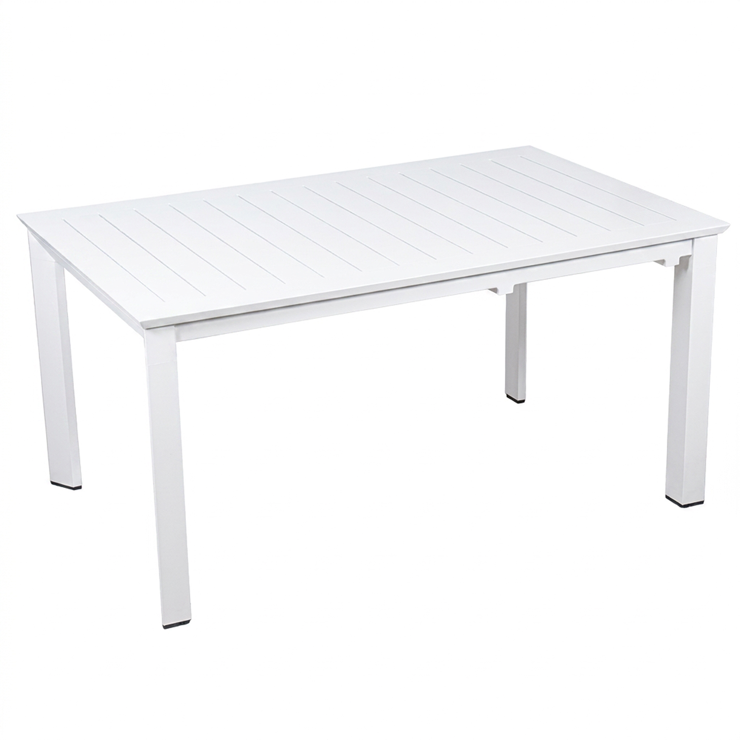 MESA EXTENSIBLE ALUMINIO BLANC