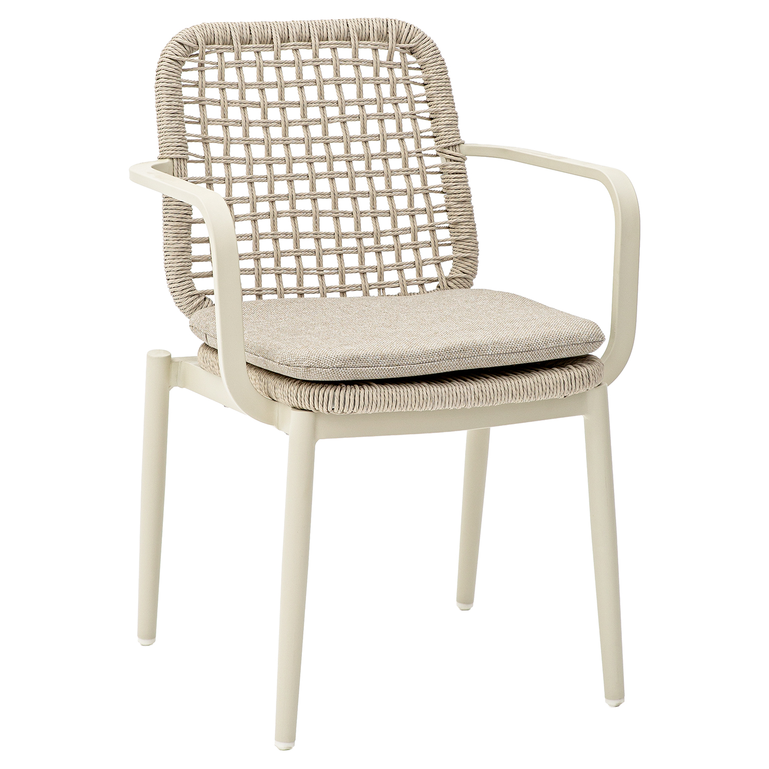 SILLA EXTERIOR ALUMINIO/RATÁN