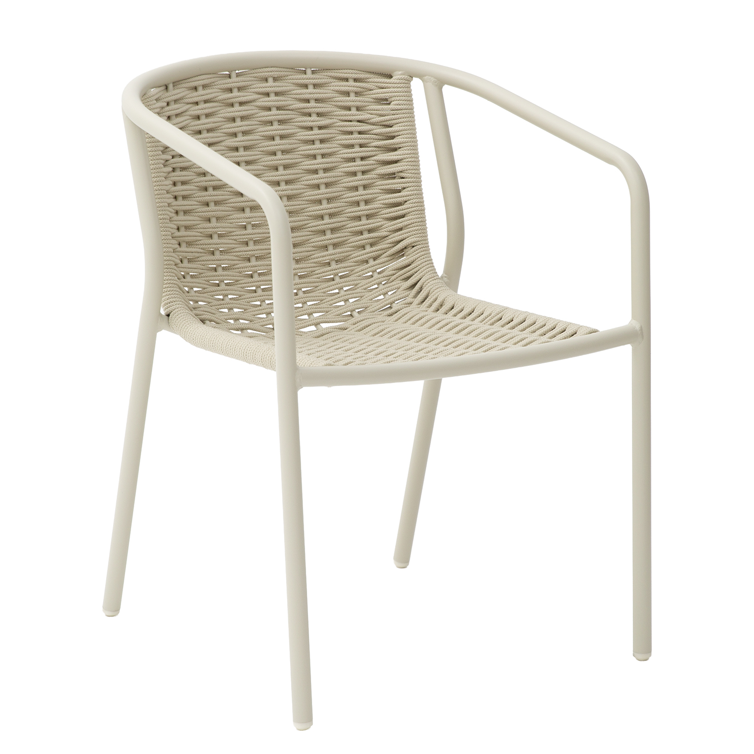 SILLA EXTERIOR ALUMINO/CUERDACENTRO)