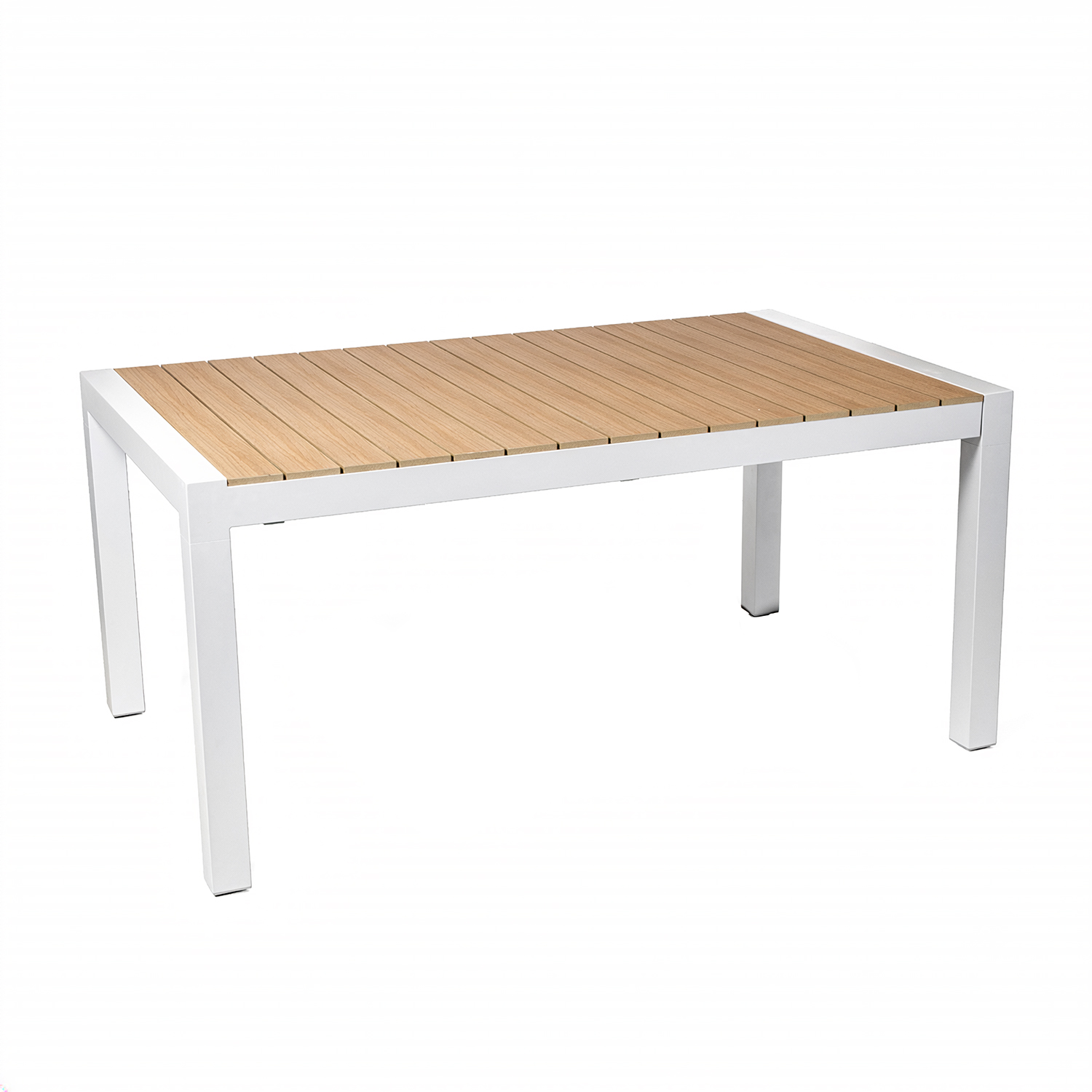 MESA EXTENSIBLE ALUMINIO BLANC