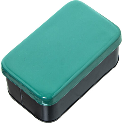 CAJA METAL ESMALTADO VERDE