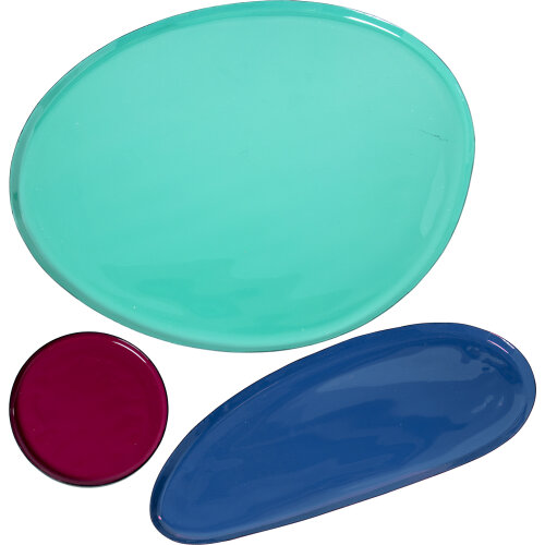 SET 3 BANDEJAS ESMALTADAS VERDROS