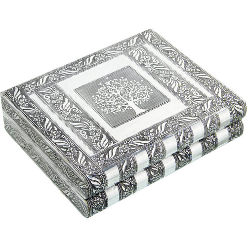 JOYERO METAL PLATEADO C/ESPEJOTURAL/METAL 1XE27 MAX.60W NO I