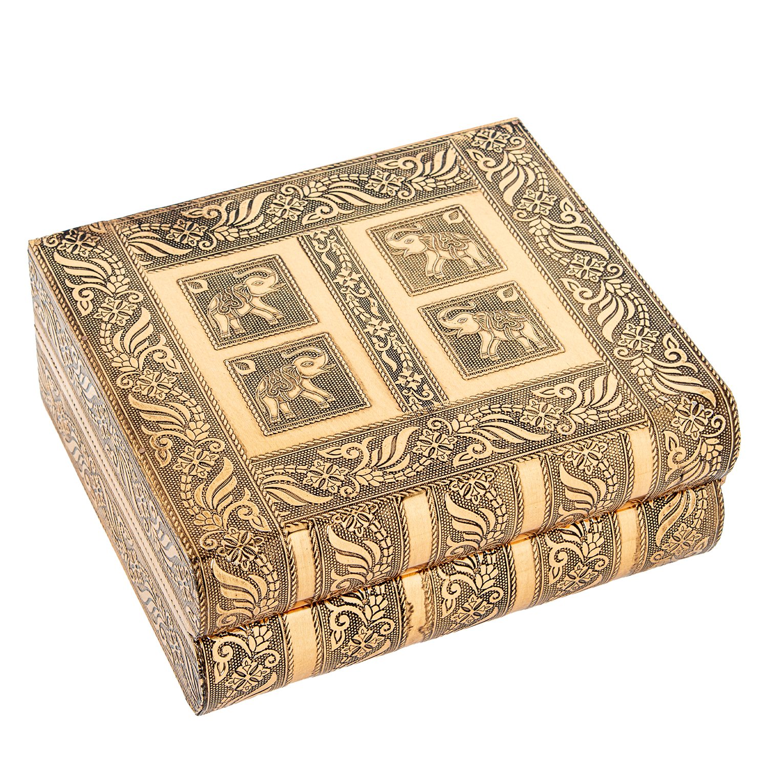 JOYERO METAL DORADO C/ESPEJO DJO ÁRBOL DE LA VIDA