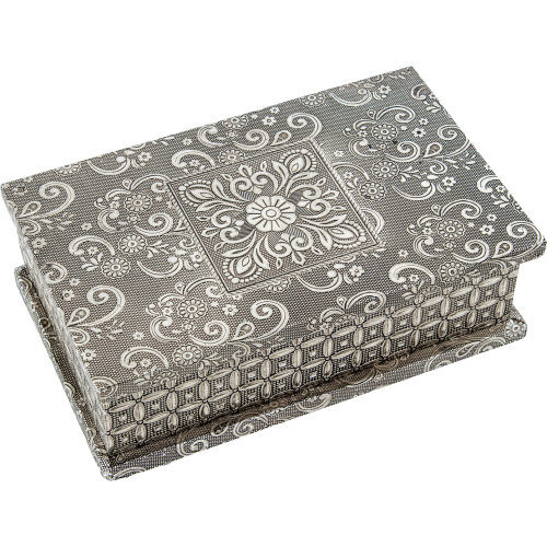 JOYERO METAL PLATEADO DECO. ELDE LA VIDA