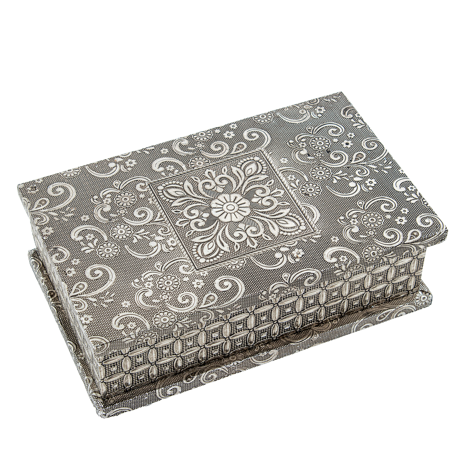 JOYERO METAL PLATEADO DECO. ELDE LA VIDA
