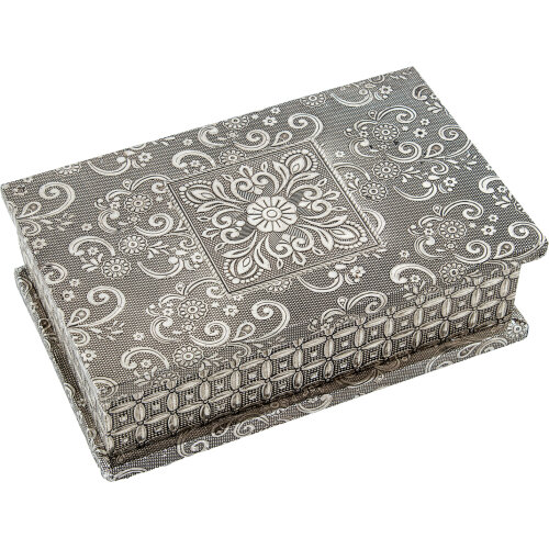 JOYERO METAL PLATEADO DECO. FLEFANTE