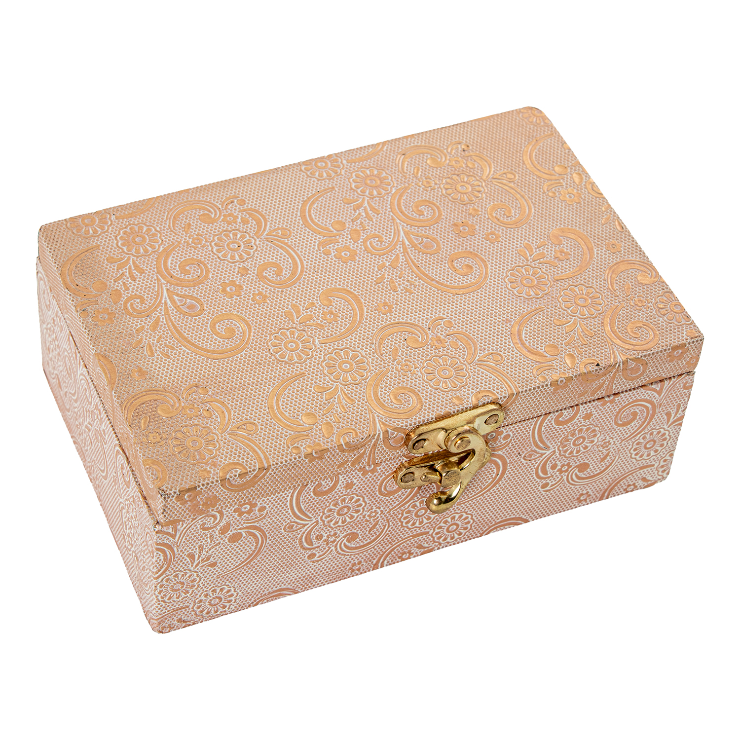 JOYERO METAL BLANCO/ORO DECO.ABESCOS