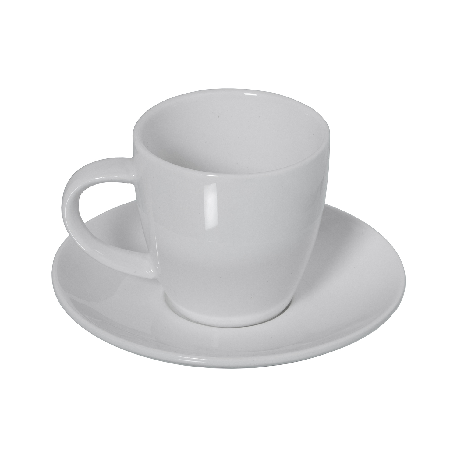 SET 6 TAZAS CAFÉ C/PLATO PORCENA C/CAJA REGALO