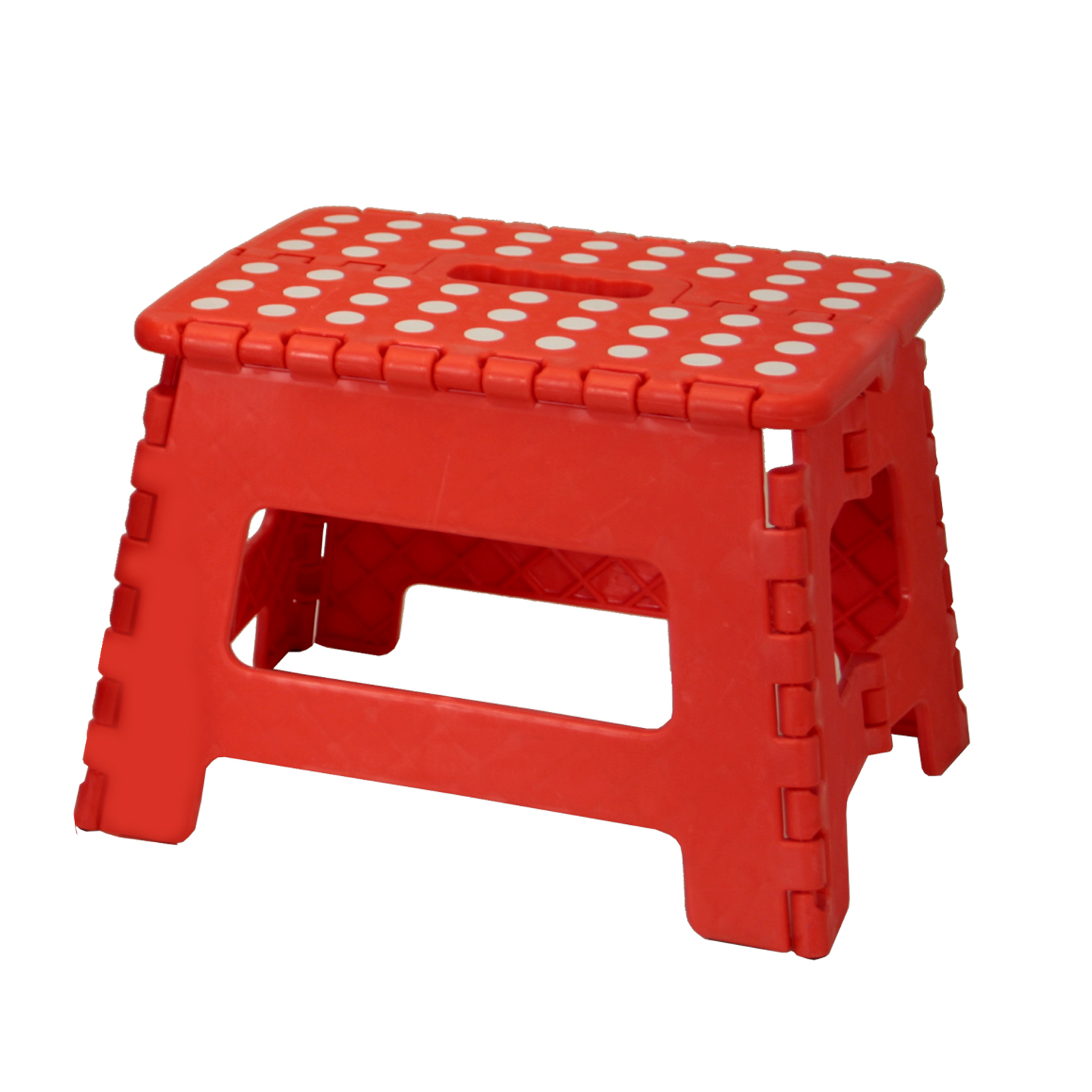 TABURETE PLEGABLE PP ROJO