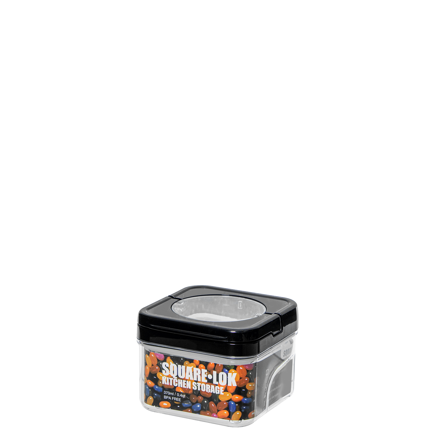 BOTE COCINA ACRÍLICO 370ML TAPPA BLANCA CIERRE HERMÉTICO