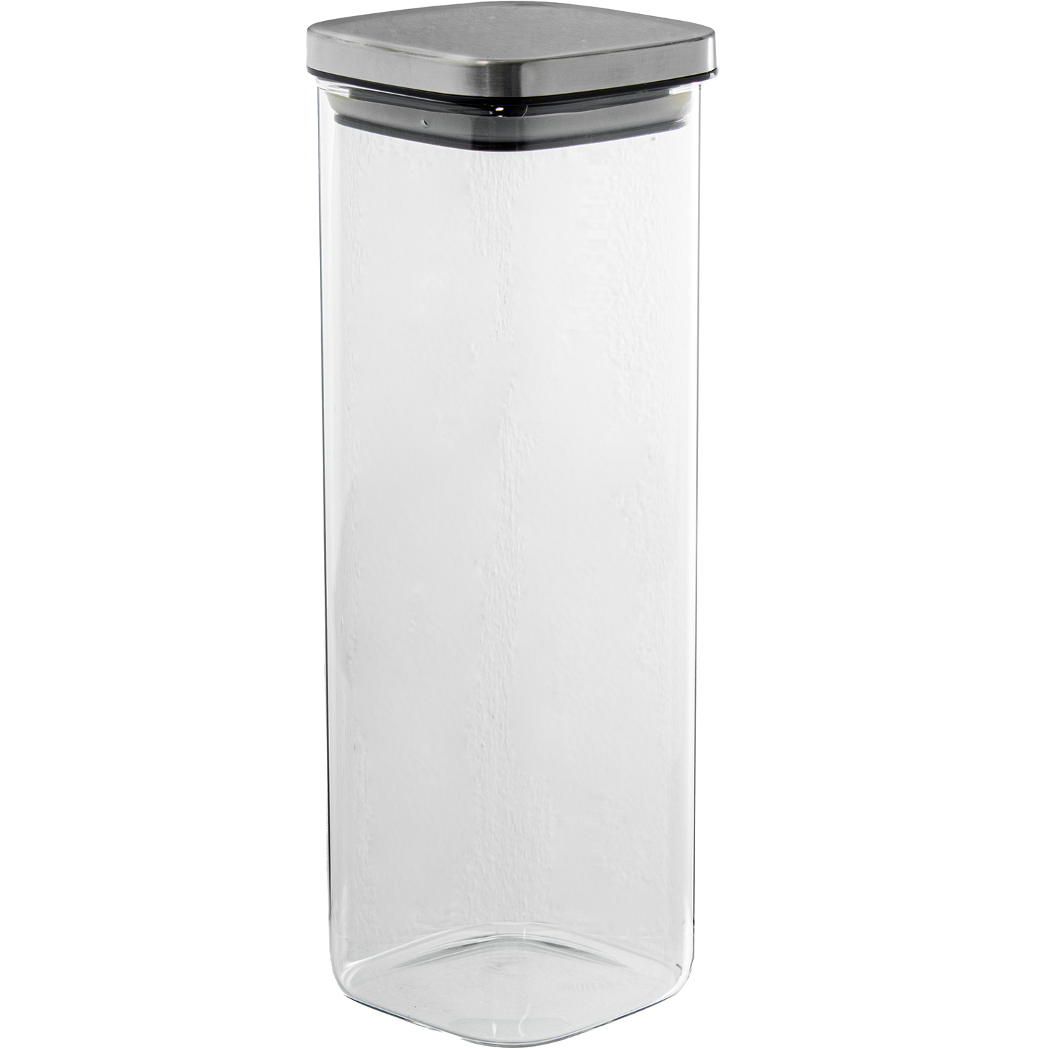 BOTE COCINA CRISTAL 2100ML TAPPA NEGRA CIERRE HERMÉTICO