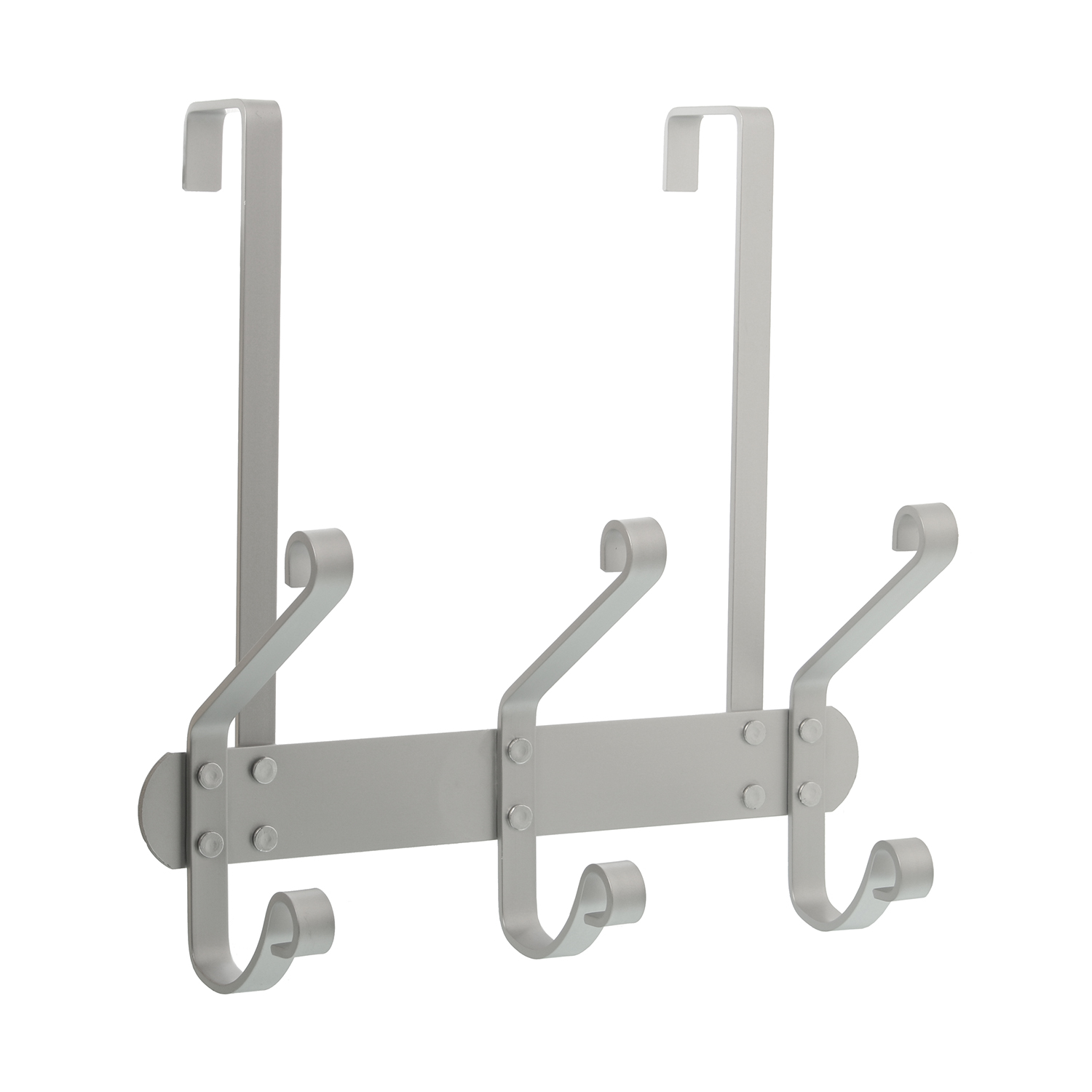 PERCHA PUERTA CROMADA 3 GANCHOS
