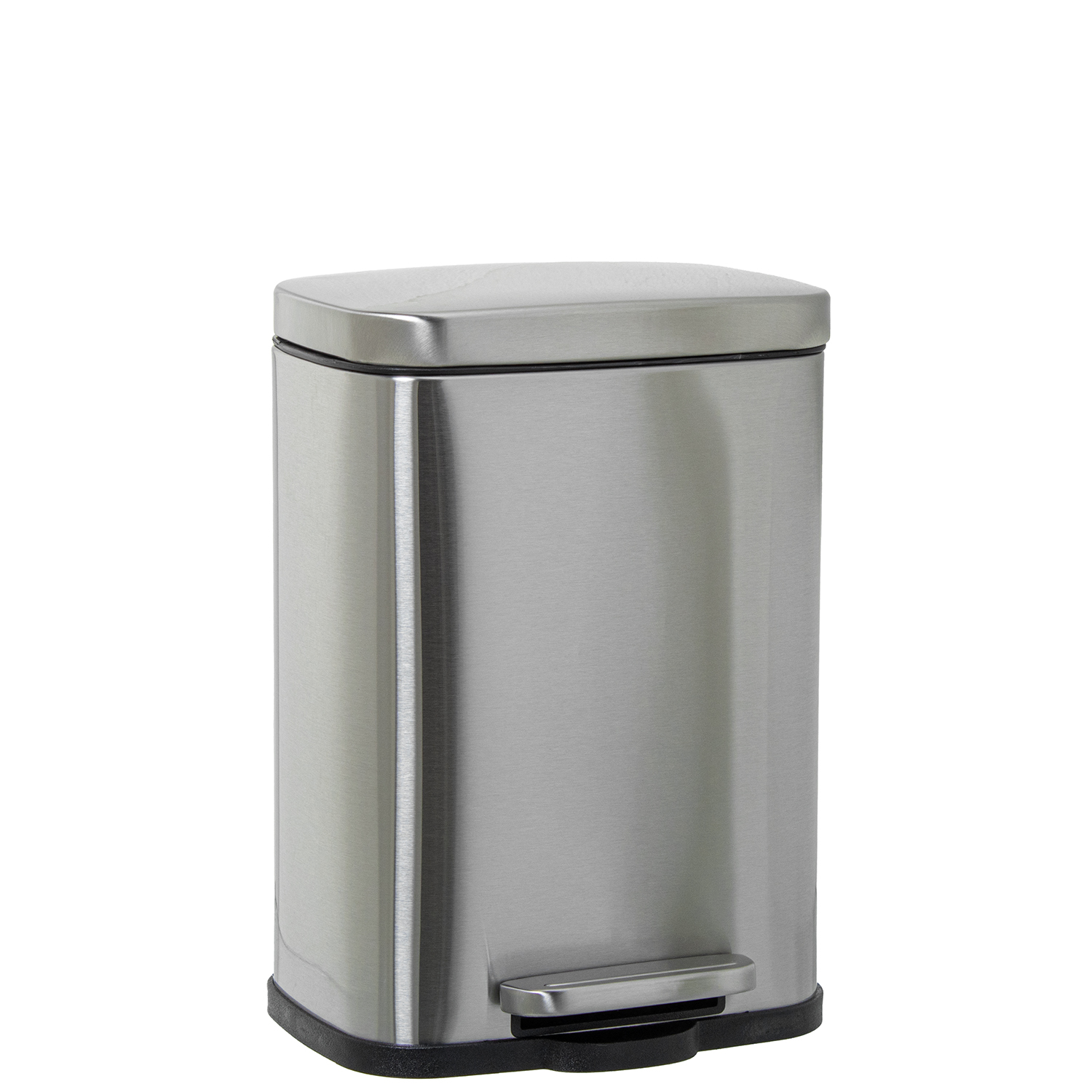 PAPELERA ACERO INOXIDABLE 5L C CERÁMICA AZUL