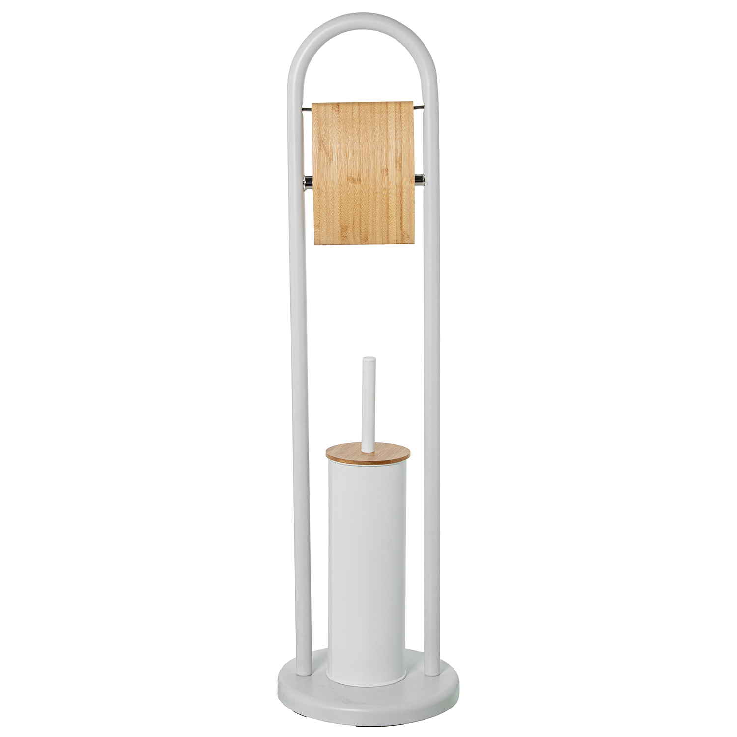 SOPORTE ROLLO C/ESCOBILLERO MEO
