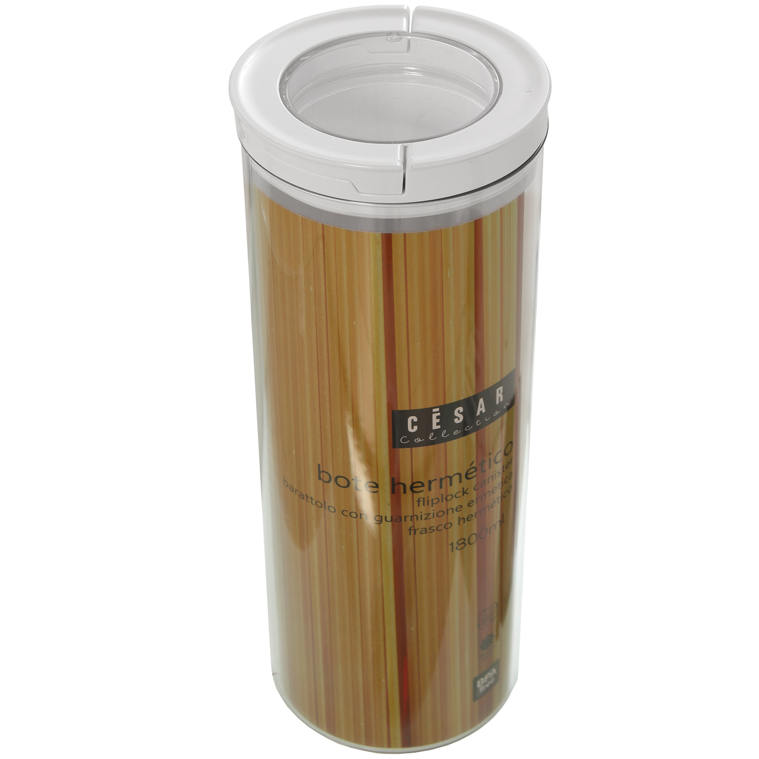 BOTE COCINA REDONDO HERMÉTICO2350ML MATERIAL:AS,ABS&SILICON