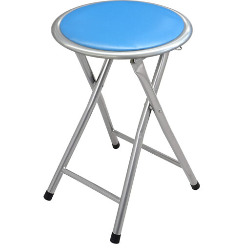 TABURETE PLEGABLE METAL PVC AZIS C/CIERRE DE SEGURIDAD