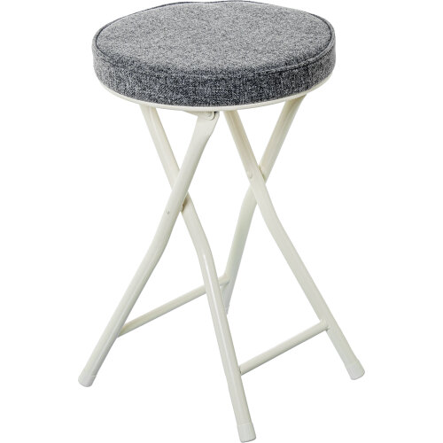 TABURETE PLEGABLE METAL BLANCOA VERDE